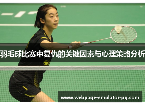 羽毛球比赛中复仇的关键因素与心理策略分析