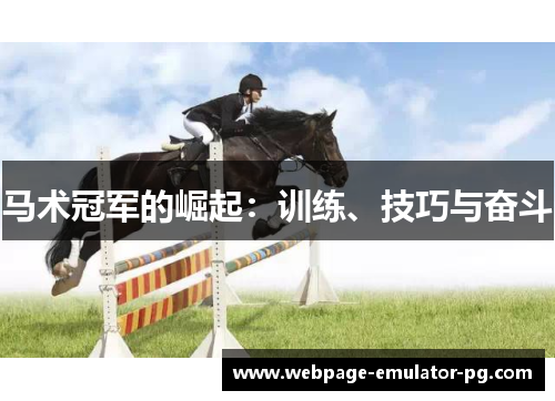 马术冠军的崛起:训练、技巧与奋斗 马术冠军的崛起:训练、技巧与奋斗
