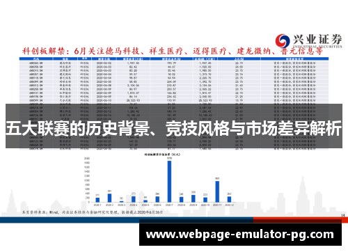五大联赛的历史背景、竞技风格与市场差异解析